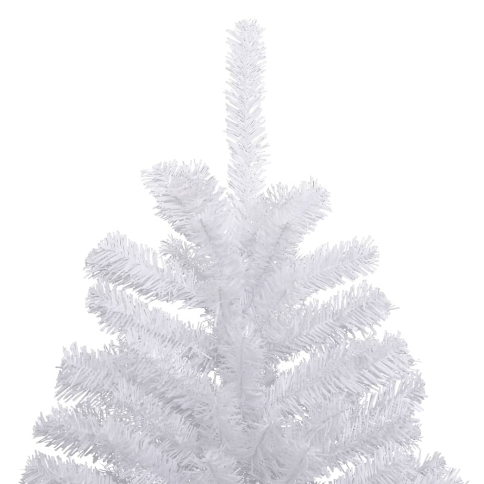 Árbol de Navidad artificial con bisagras y nieve flocada 180