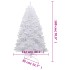 Árbol de Navidad artificial con bisagras y nieve flocada 180