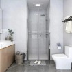 Puerta de ducha transparente ESG 86x190 cm