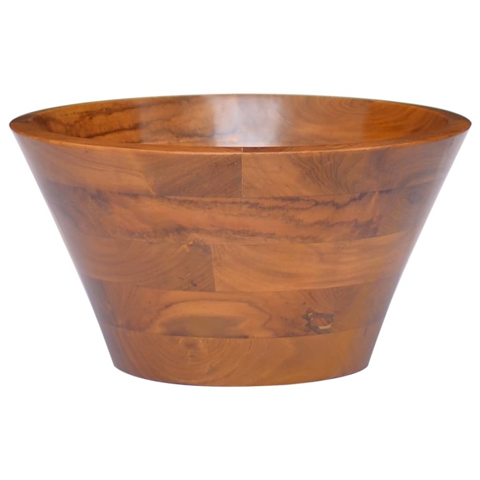 Lavabo de madera maciza de teca Φ40x20