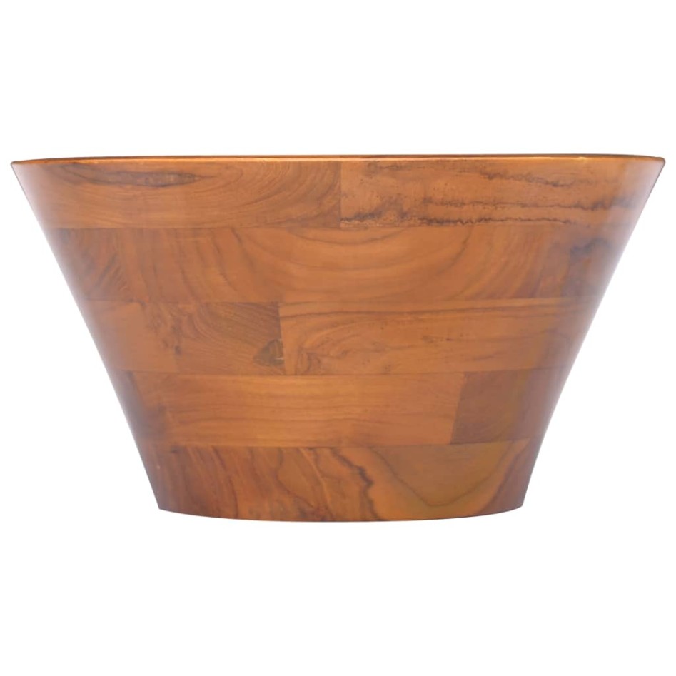 Lavabo de madera maciza de teca Φ40x20