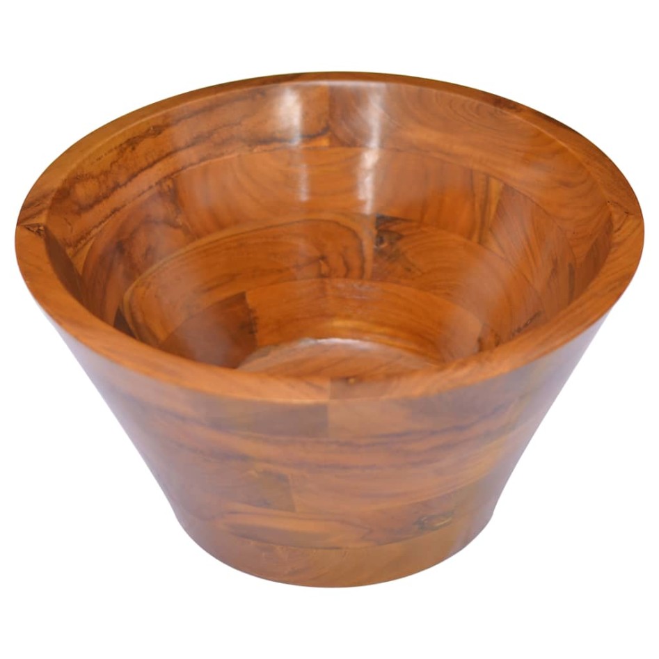 Lavabo de madera maciza de teca Φ40x20