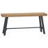Banco de madera maciza de teca 110
