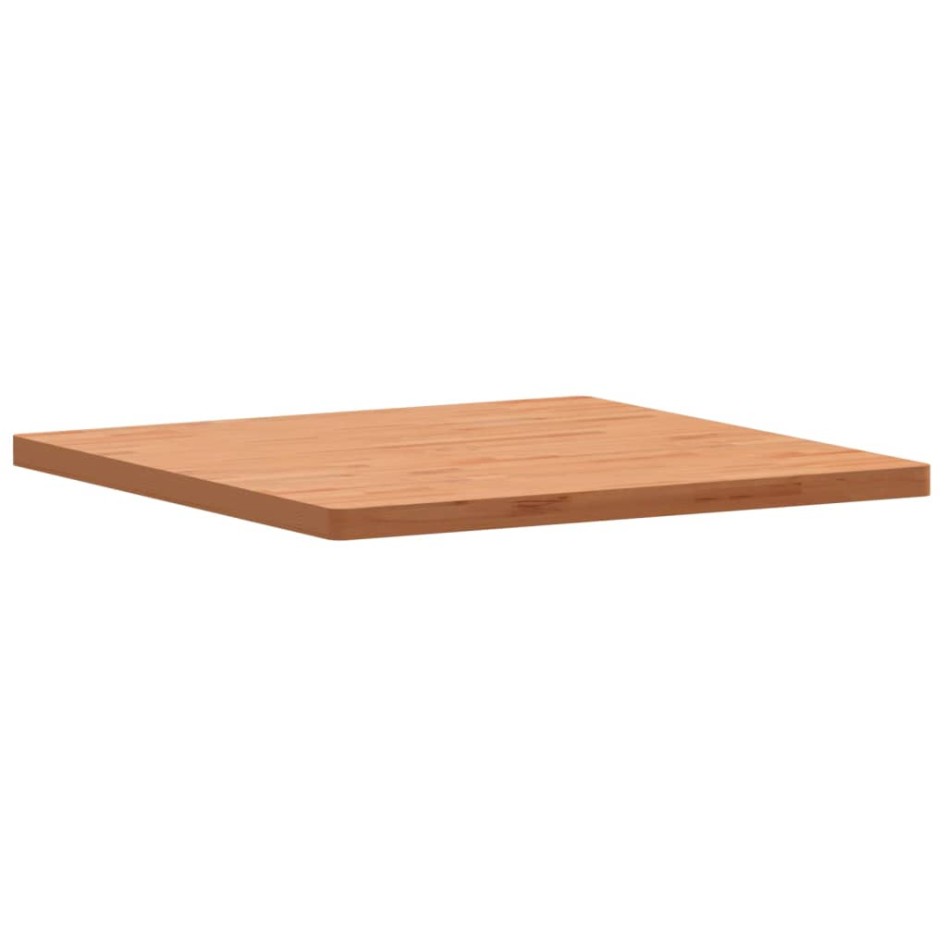 Tablero de mesa cuadrado de madera maciza de haya 90x90x4