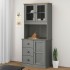 Armario superior tocador VIGO madera de pino gris 78x30x100