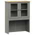 Armario superior tocador VIGO madera de pino gris 78x30x100