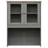 Armario superior tocador VIGO madera de pino gris 78x30x100