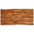 Mesa de comedor con borde vivo madera maciza acacia