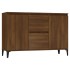 Aparador de madera contrachapada roble marrón 104x35x70