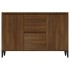 Aparador de madera contrachapada roble marrón 104x35x70