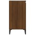 Aparador de madera contrachapada roble marrón 104x35x70