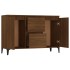 Aparador de madera contrachapada roble marrón 104x35x70