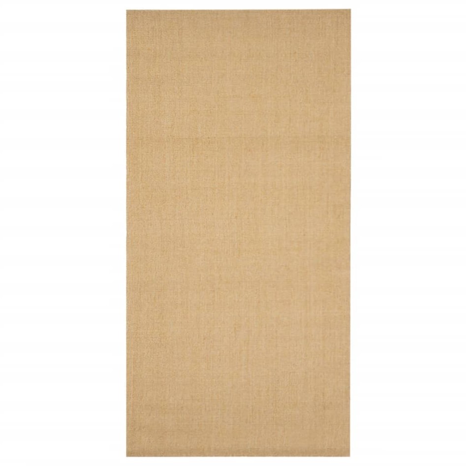 Alfombra de sisal natural 100x200