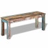 Banco de madera maciza reciclada 110x35x45