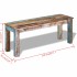 Banco de madera maciza reciclada 110x35x45