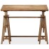 Mesa de dibujo de madera maciza de mango 116x50x76