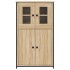 Aparador alto madera contrachapada roble Sonoma 62x32x106,5