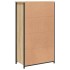 Aparador alto madera contrachapada roble Sonoma 62x32x106,5