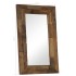 Espejo de madera maciza reciclada 50x80