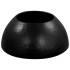Mesa de centro de aluminio martillado negro 70x30