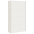 Armario archivador de acero blanco 105x40x180