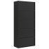 Armario archivador de acero negro 90x40x240