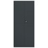 Armario archivador de acero gris antracita 90x40x240