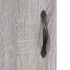 Armarios de pared 2 uds madera de ingeniería gris