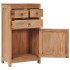 Aparador de madera maciza de teca 50x30x90