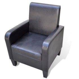 Sillón de cuero sintético