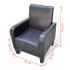 Sillón de cuero sintético