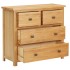 Cajonera de madera de roble macizo 80x35x75
