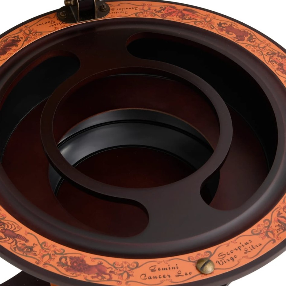 Botellero globo terráqueo madera maciza eucalipto