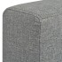 Sillón de tela gris