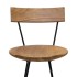Taburetes de cocina 2 unidades madera maciza de