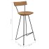 Taburetes de cocina 2 unidades madera maciza de