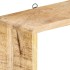 Juego de estantes cubo de pared 3 piezas madera maciza de