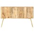 Aparador de madera maciza de mango 118x30x75