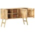 Aparador de madera maciza de mango 118x30x75