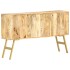 Aparador de madera maciza de mango 118x30x75