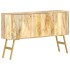 Aparador de madera maciza de mango 118x30x75