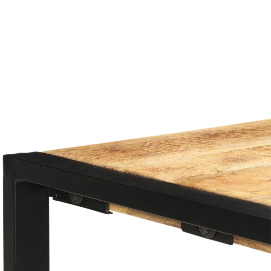 Mesa consola de madera maciza de mango 150x35x76