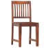Sillas de comedor 4 unidades madera maciza de