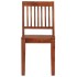 Sillas de comedor 4 unidades madera maciza de