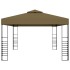 Cenador gris taupe 3x4 m 180