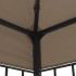 Cenador gris taupe 3x3