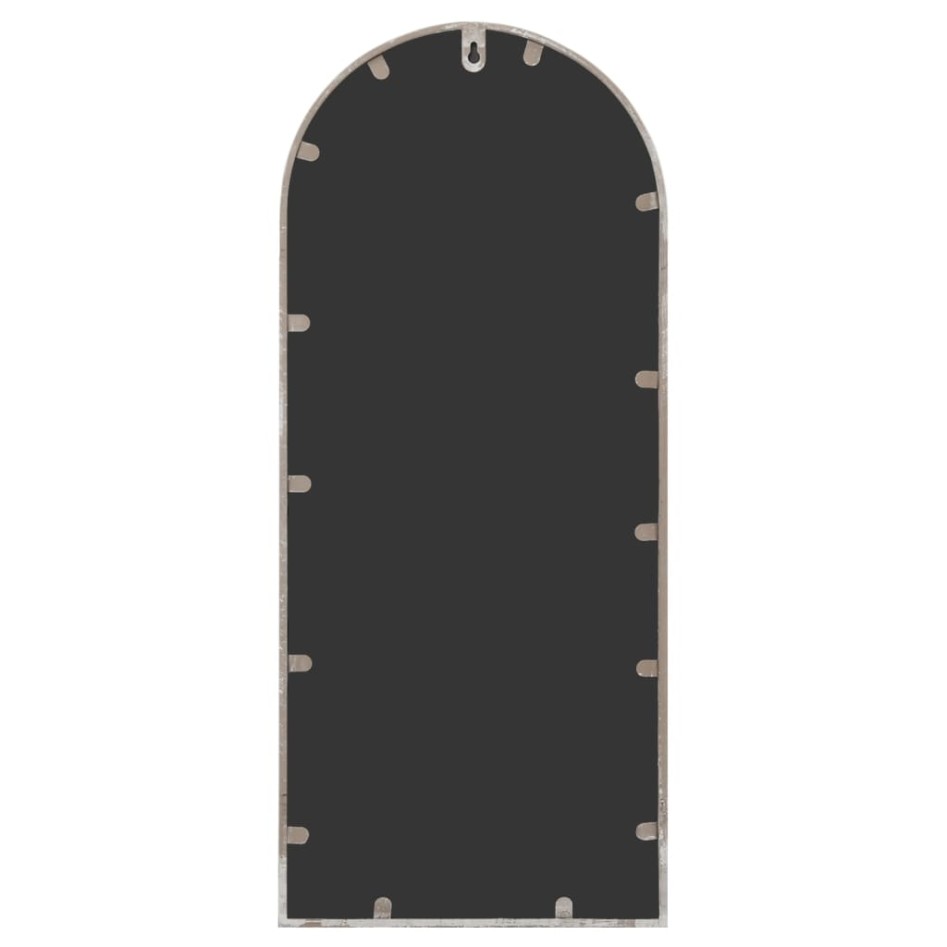 Espejo de jardín hierro color arena para uso exterior 100x45