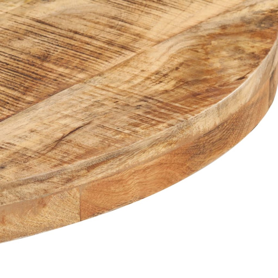 Mesa de bistró redonda madera de mango rugosa Ø60x75