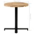 Mesa de bistró redonda madera de mango rugosa Ø70x75