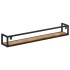Estantes de pared 2 unidades 120 cm madera de mango